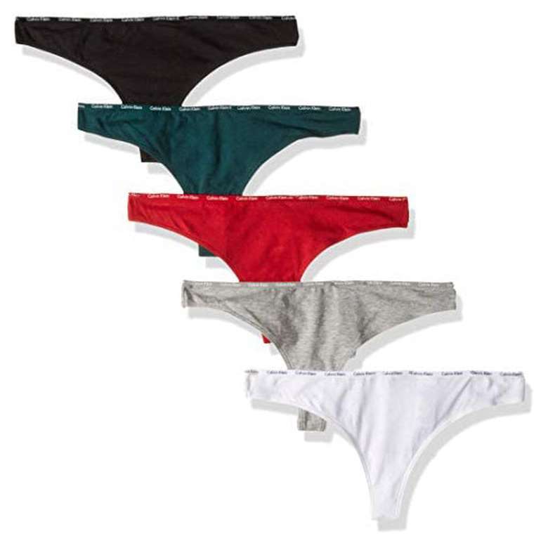 Calvin Klein QD3712-960 Women's Underwear 5 Pack Multicolor