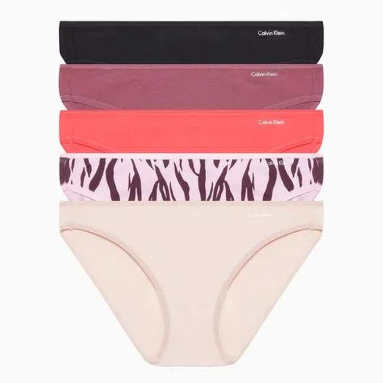 Calvin Klein QD3747-903 Women's Underwear 5 Pack Multicolor