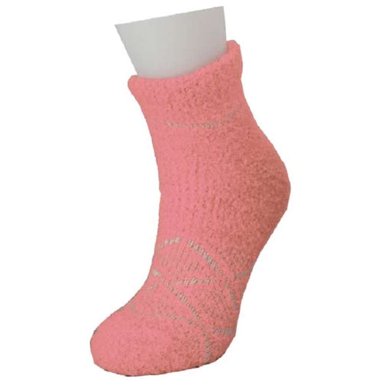 Silk & Blue Women's Plush Socks Powder Pink