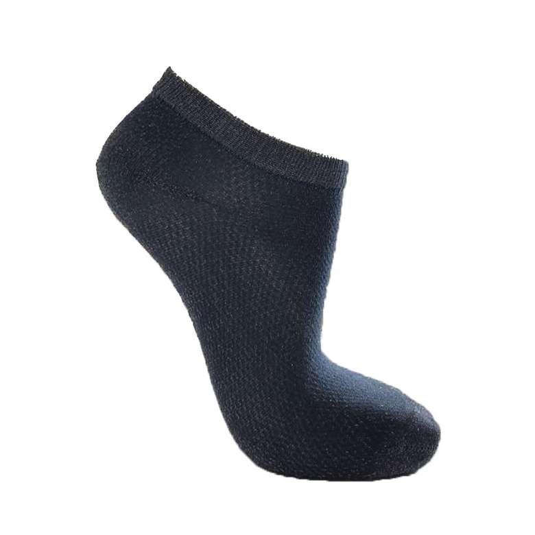 Silk & Blue Women's Silvery Booties Socks Gray