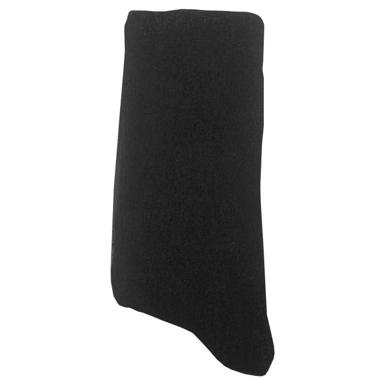 Silk & Blue Inverted Terry Women's Socks Black