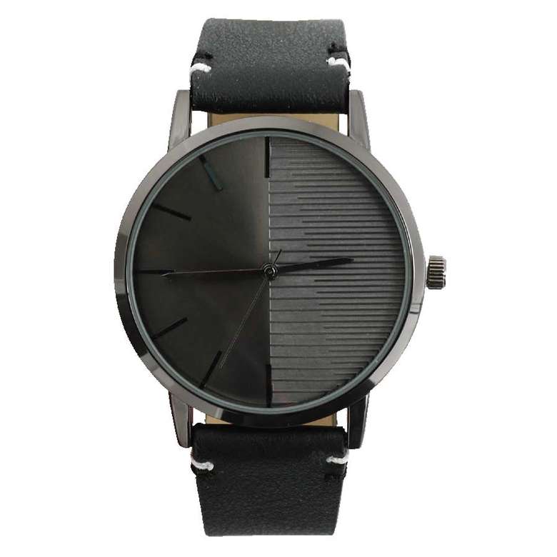 Men's Wristwatch Gray Black