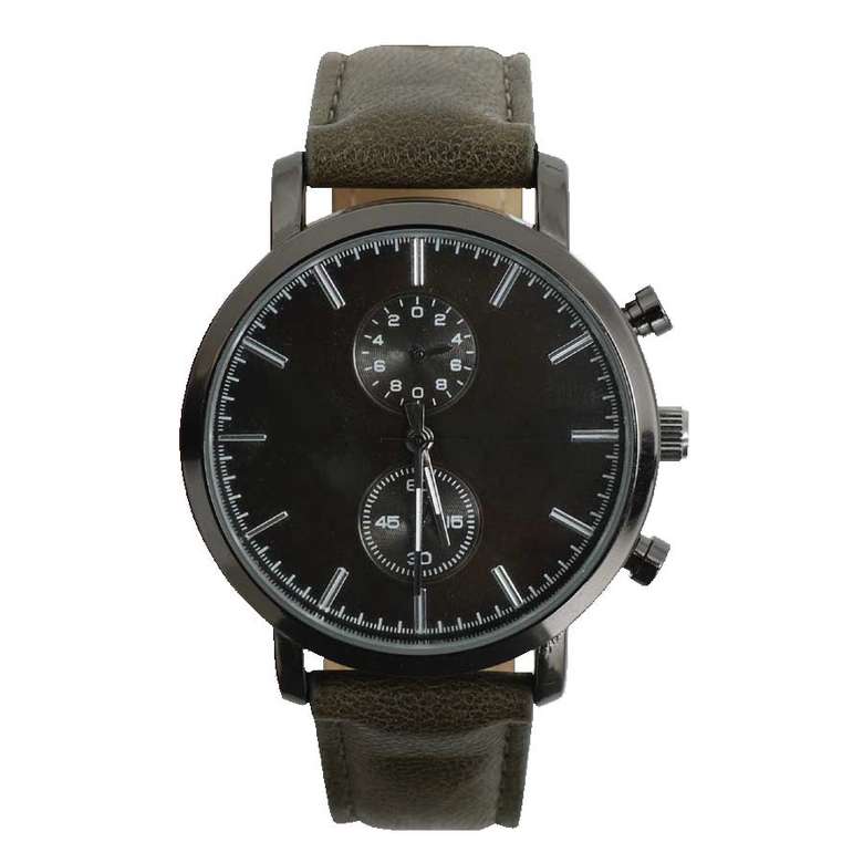 Men's Wristwatch Brown Black