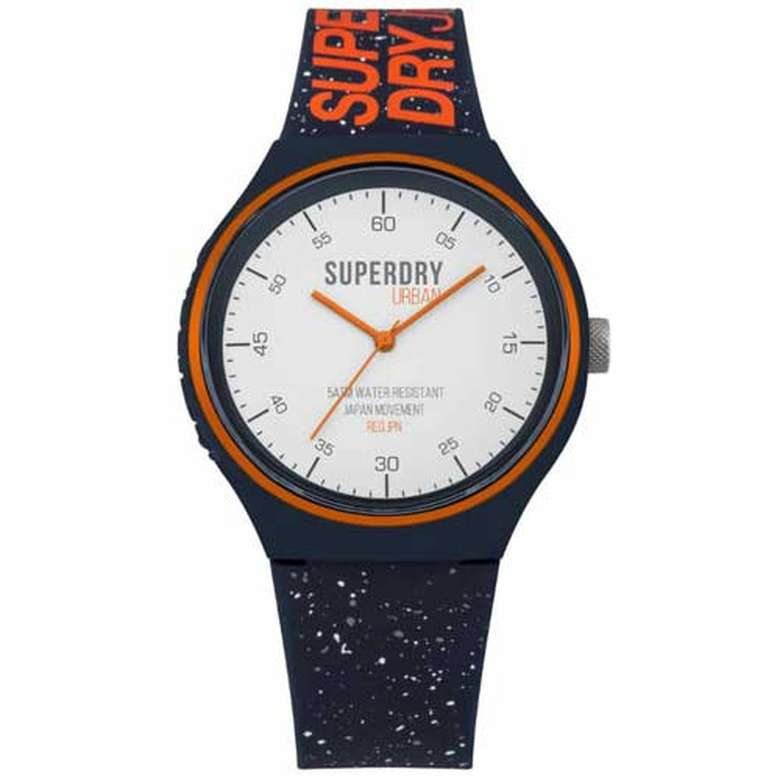 Superdry SYG227U Men's Wristwatch Navy Orange