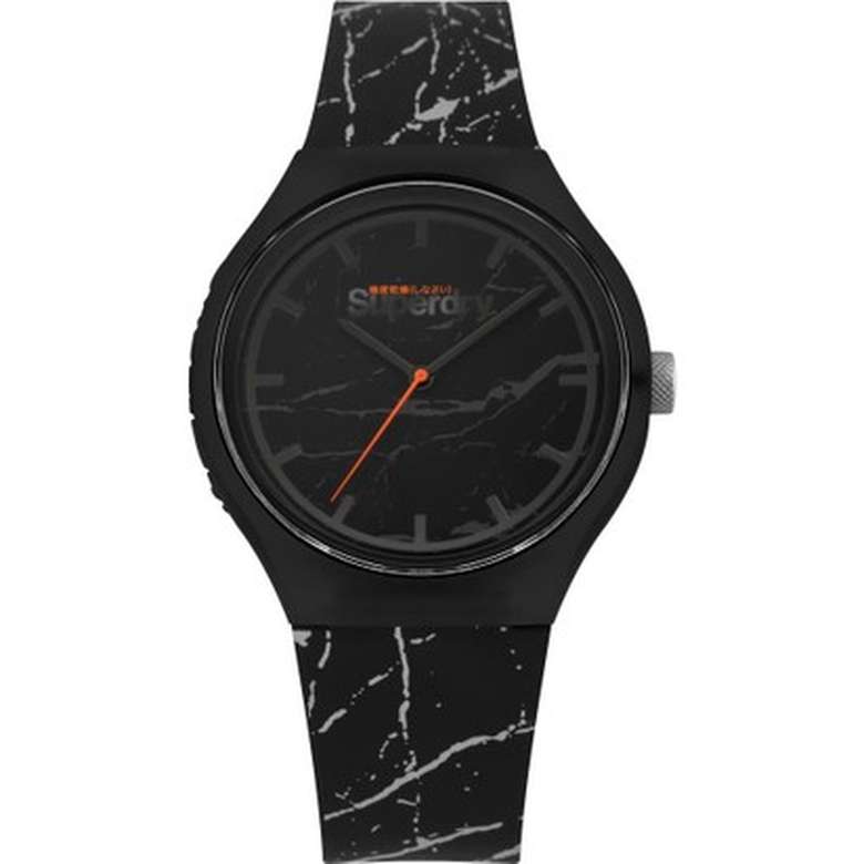 Superdry SYG253BE Men's Wristwatch Black Orange