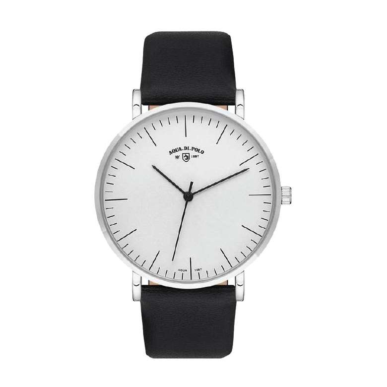 Aqua Di Polo Women's Wristwatch Silver Black