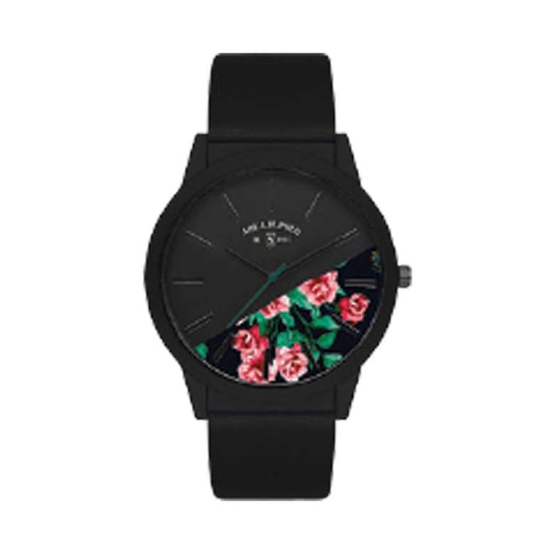 Aqua Di Polo Unisex Wristwatch Black Dried Rose