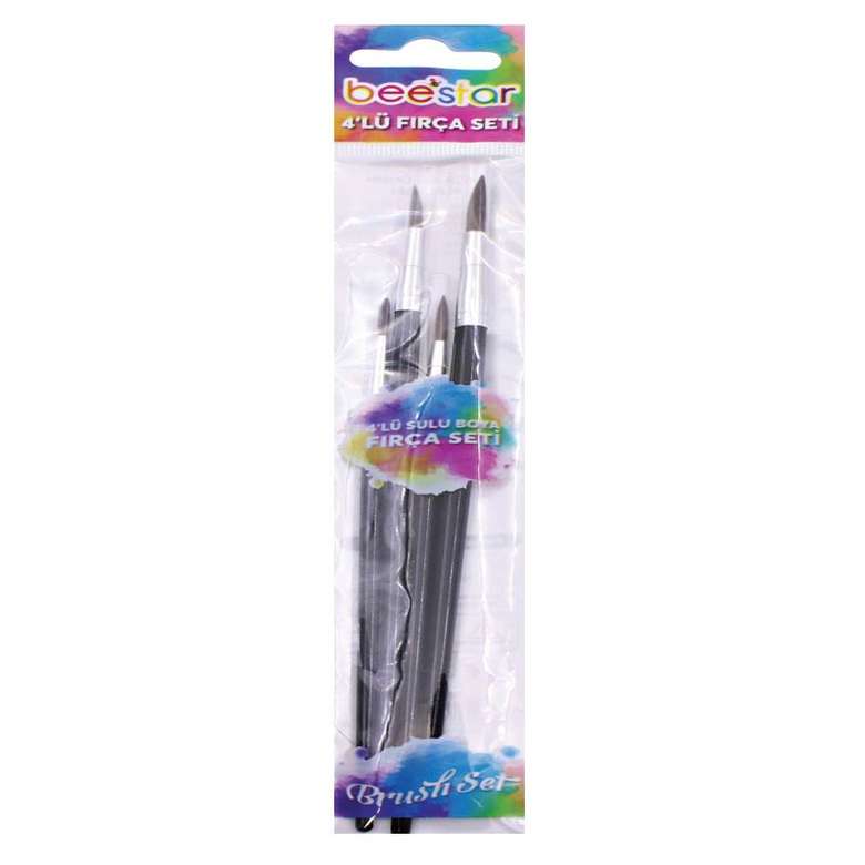 Beestar Watercolor Brush Set of 4