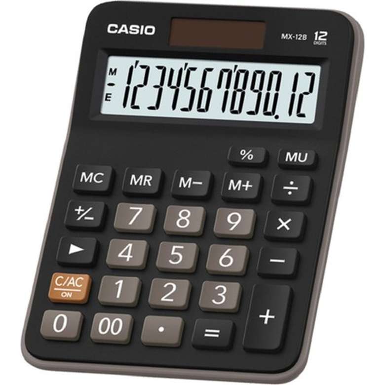 Casio MX-12B-BK 12 Digit Desktop Calculator