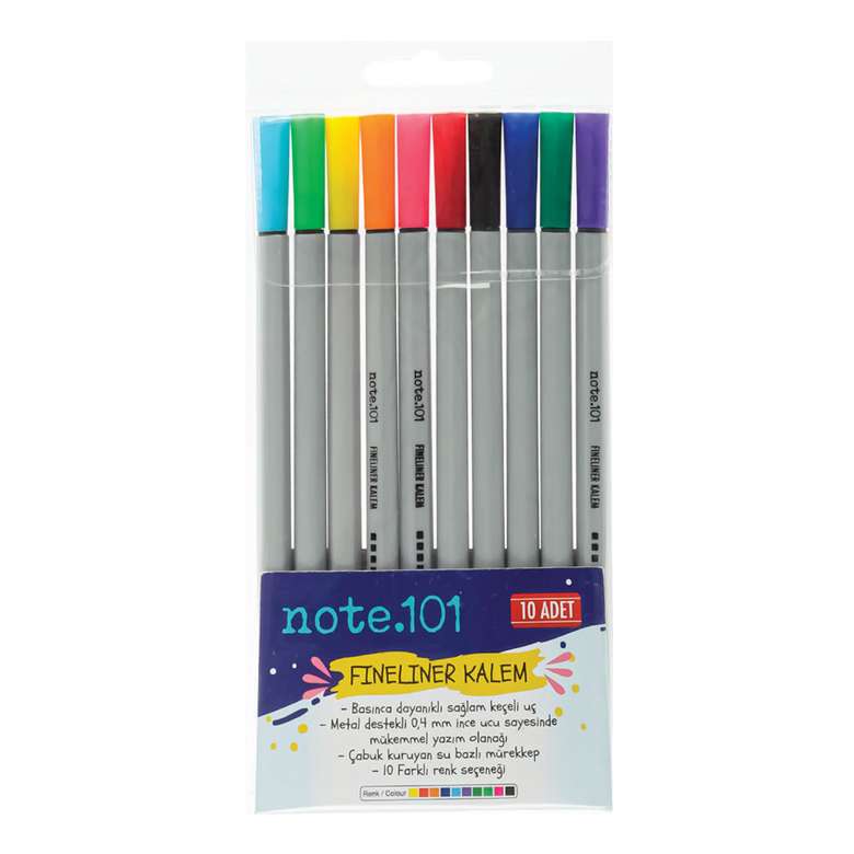 Note 101 Fineliner Pen 10pcs