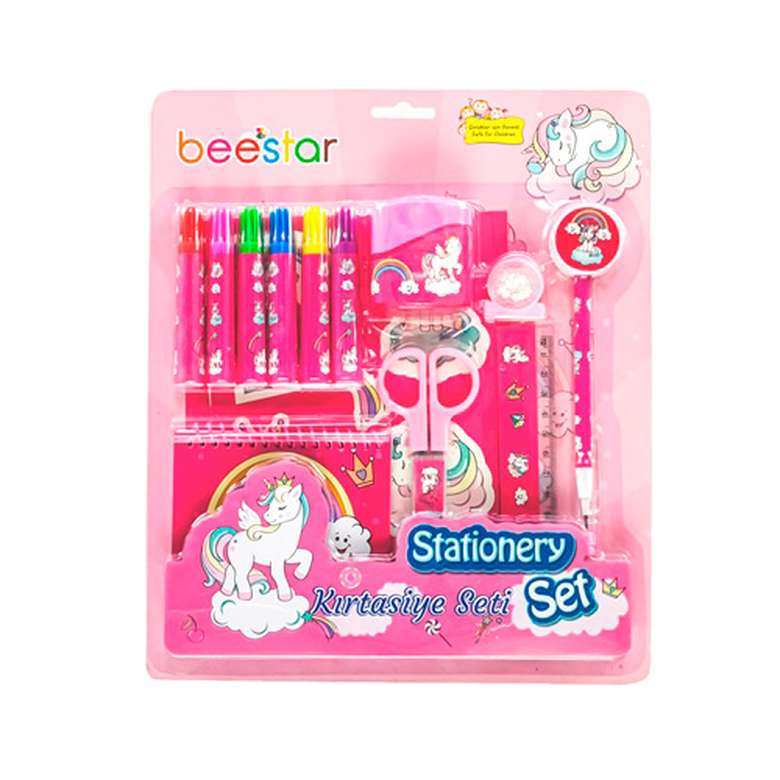 Beestar Stationery Set Pink