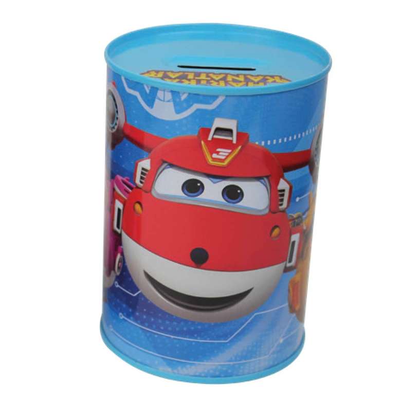 Toy Cars Metal Piggy Bank Blue