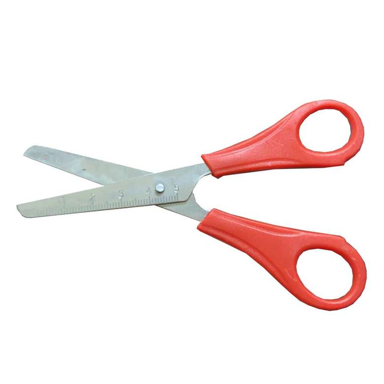 Beestar Ruler Paper Scissors Red