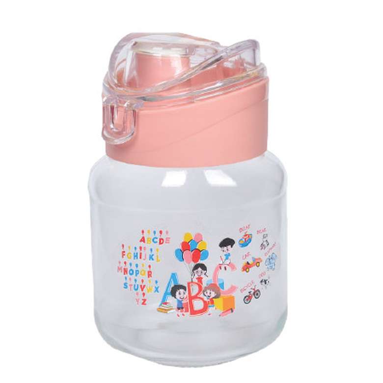 Kent Glass Flask 370 Cc Pink