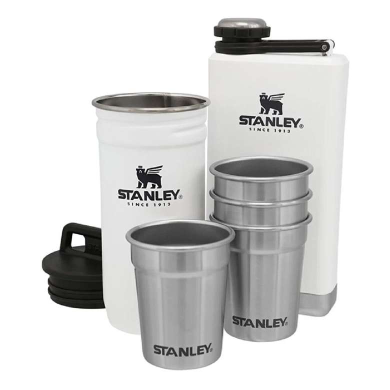 Stanley Steel Glass Flask Set 470 ml White