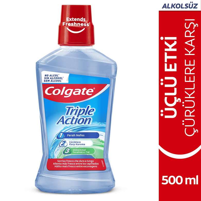 Colgate Mouthwash Triple Action 500 Ml