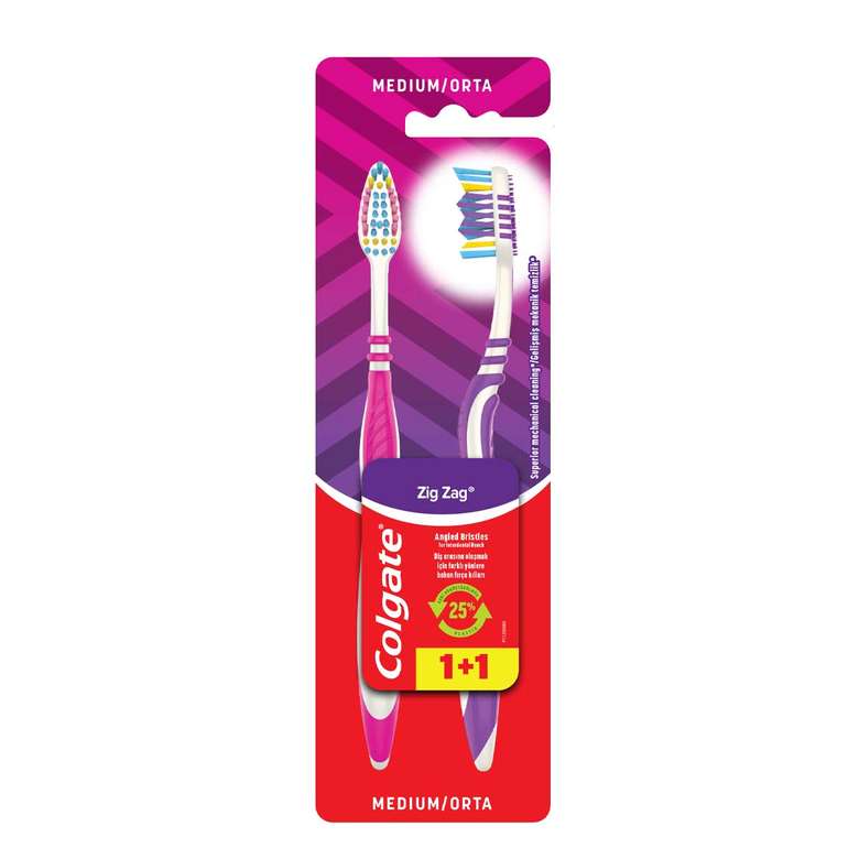 Colgate Toothbrush Zig Zag 1+1 Piece