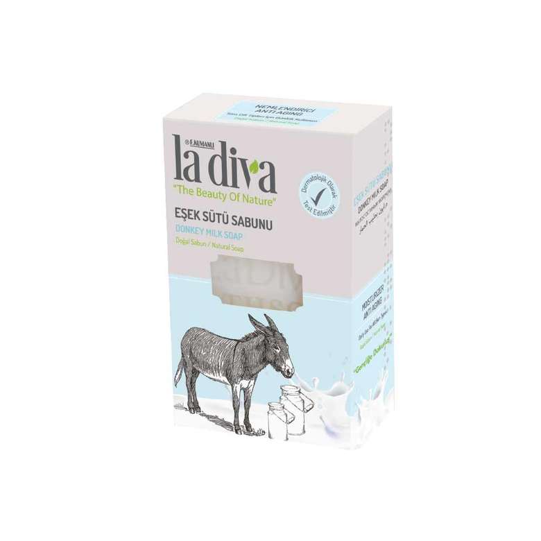 La Diva Natural Donkey Milk Solid Soap 100 G