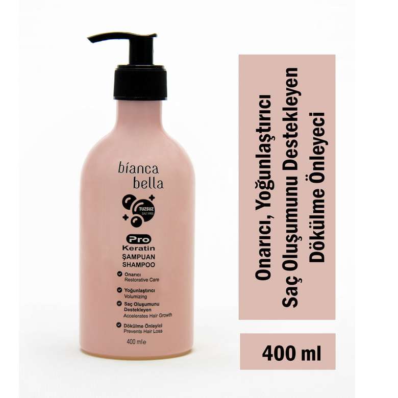 Bianca Bella Salt-Free Shampoo with Keratin 400ml