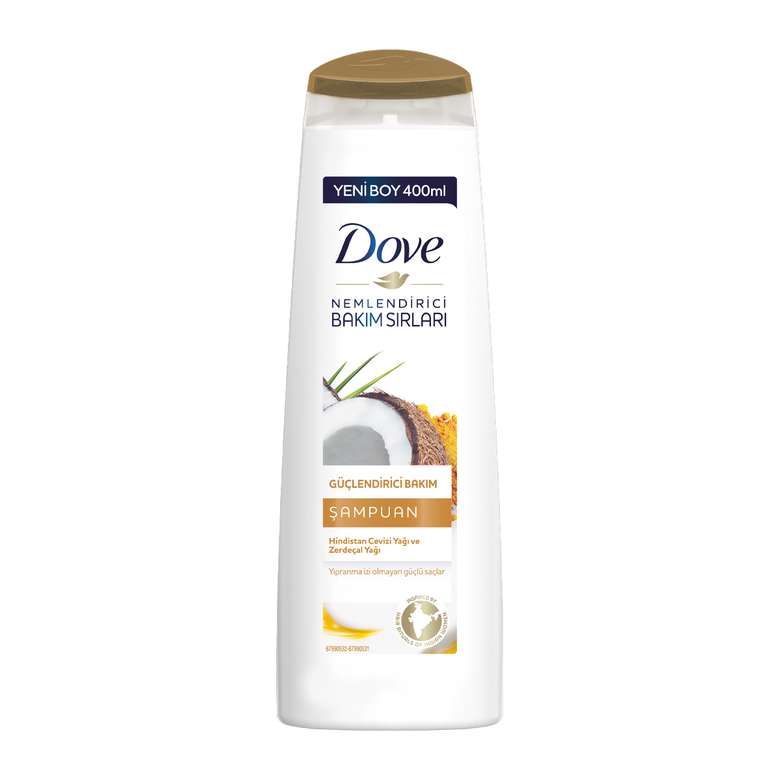 Dove Shampoo Coconut 400 Ml