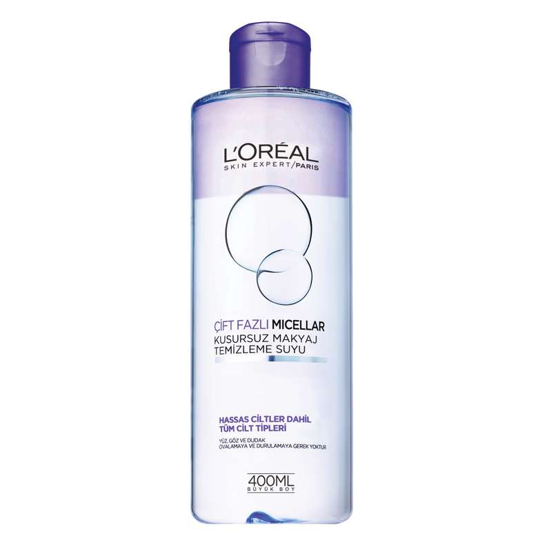 L'Oreal Paris Bi-Phase Micellar Perfect Make-Up Remover 400 Ml