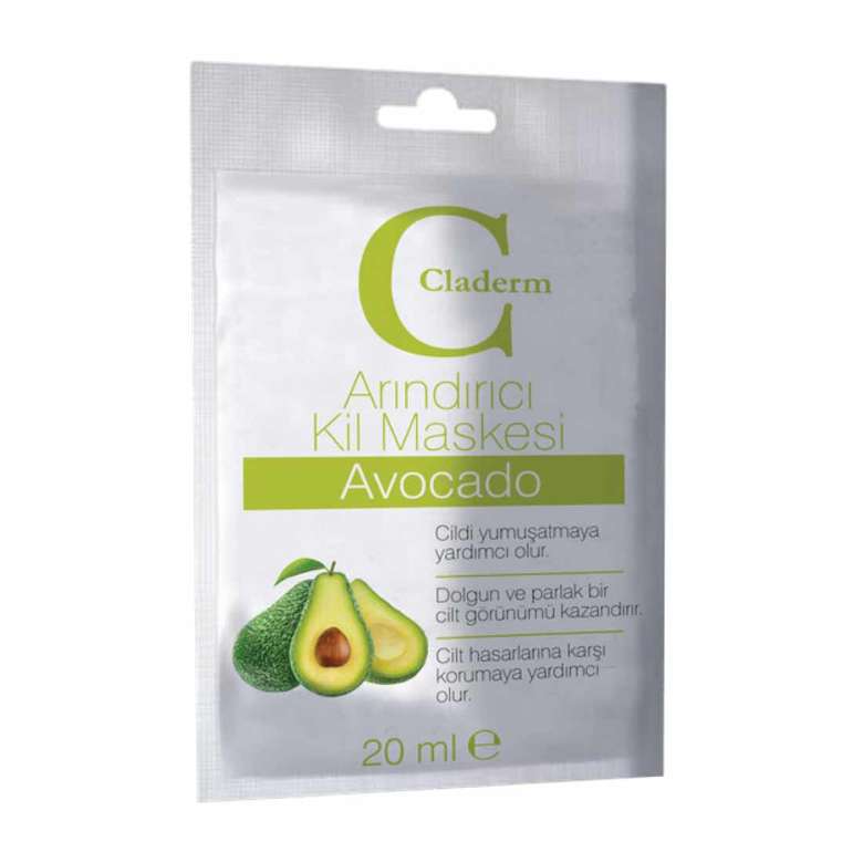 Claderm Purifying Clay Mask Avocado 20 Ml