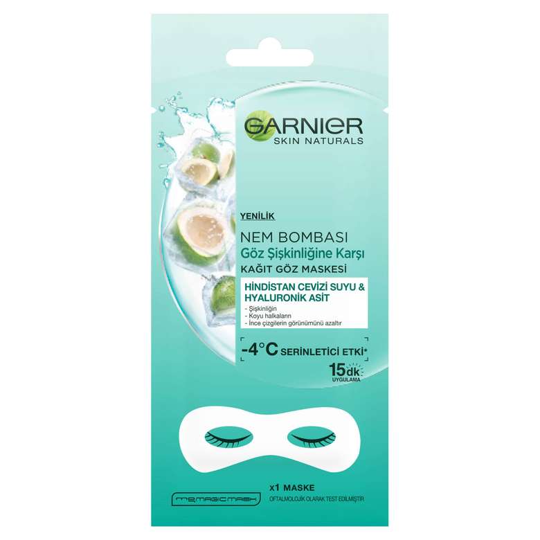 Garnier Eye Puffiness Paper Mask - Coconut Water