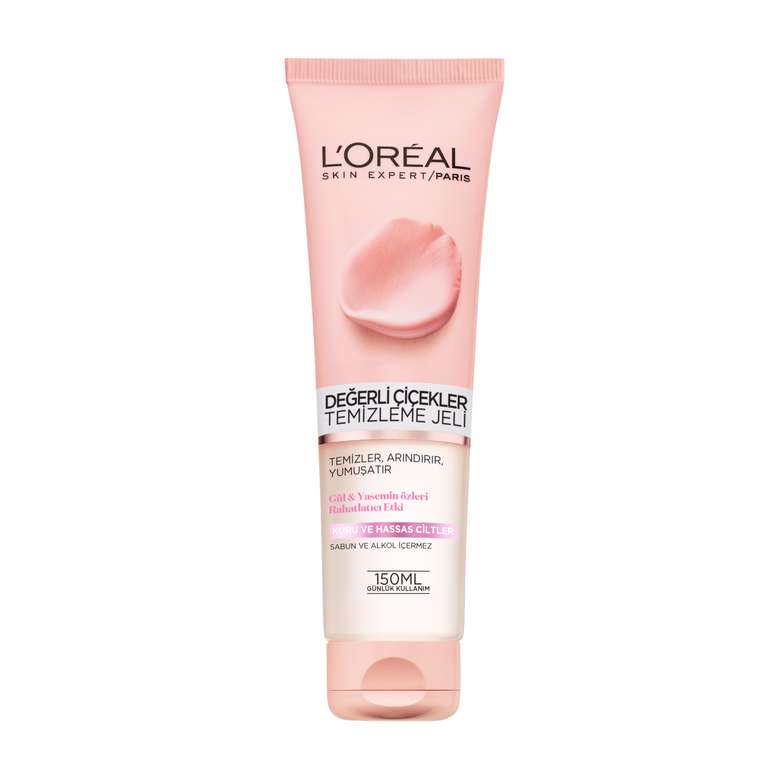 L'Oreal Paris Precious Flowers Facial Cleansing Gel Dry & Sensitive Skin 150 Ml