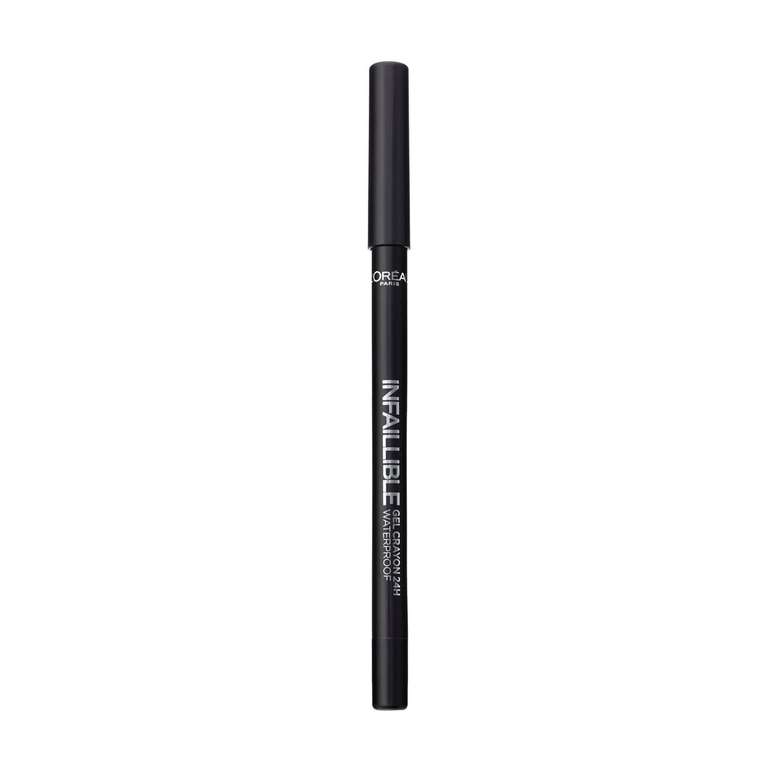 L'Oreal Paris Infailliable Gel Crayon Eye Pencil - Black