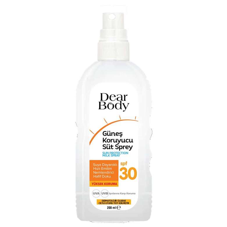 Dear Body Sunscreen SPF 30 200 Ml