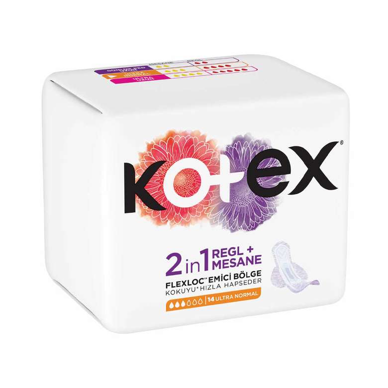 Kotex Hygienic Pad Ultra Menstrual + Bladder Normal 14 pcs