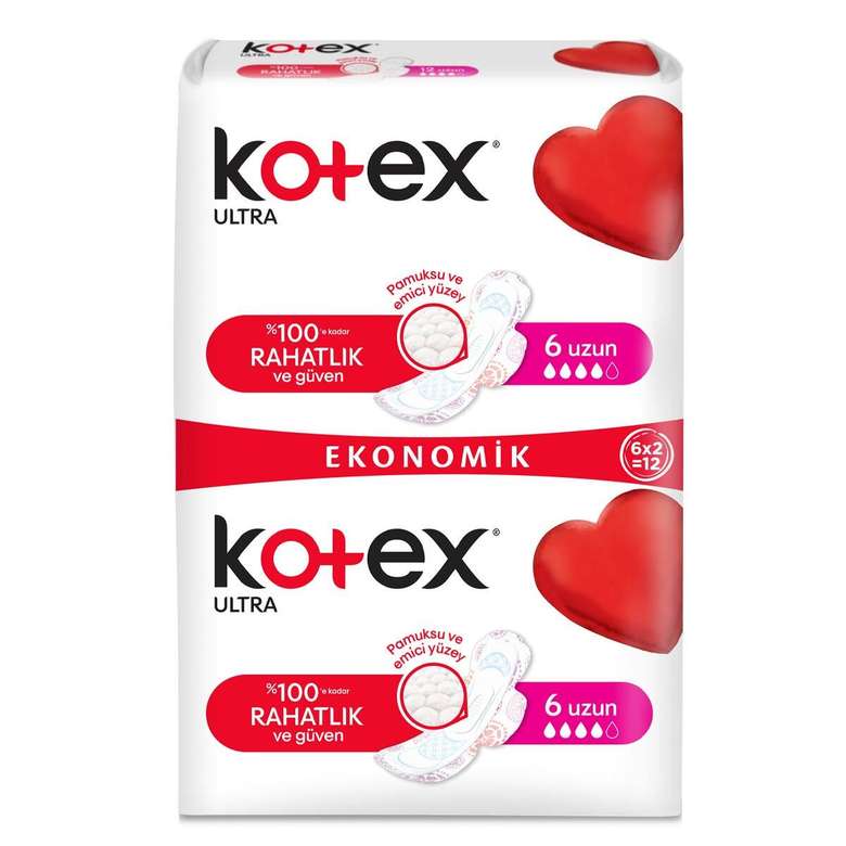 Kotex Hygienic Pad Long 12 pcs