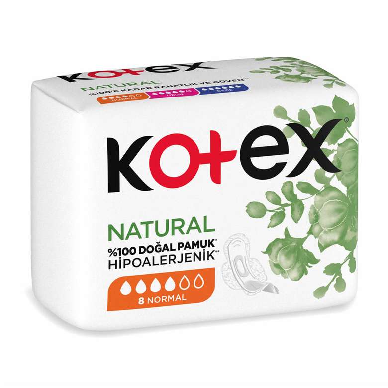 Kotex Natural Sanitary Pad Ultra Normal 8 Pack