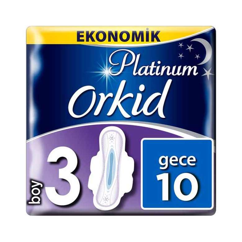 Orkid Platinum Hygienic Pad night 10 pcs