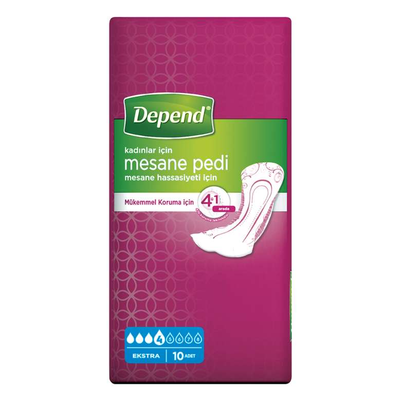 Depend Bladder Pad Female Extra 10 pcs