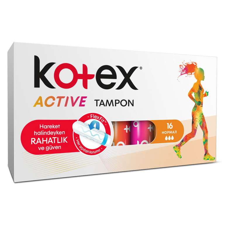 Kotex Active Bumper Normal 16 pcs