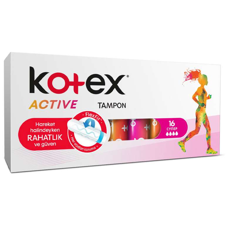 Kotex Active Bumper Super 16