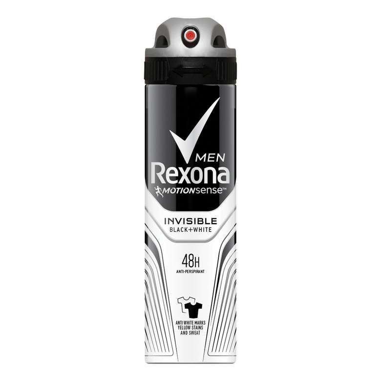 Deodorant Black + White 48H 150 Ml Rexona