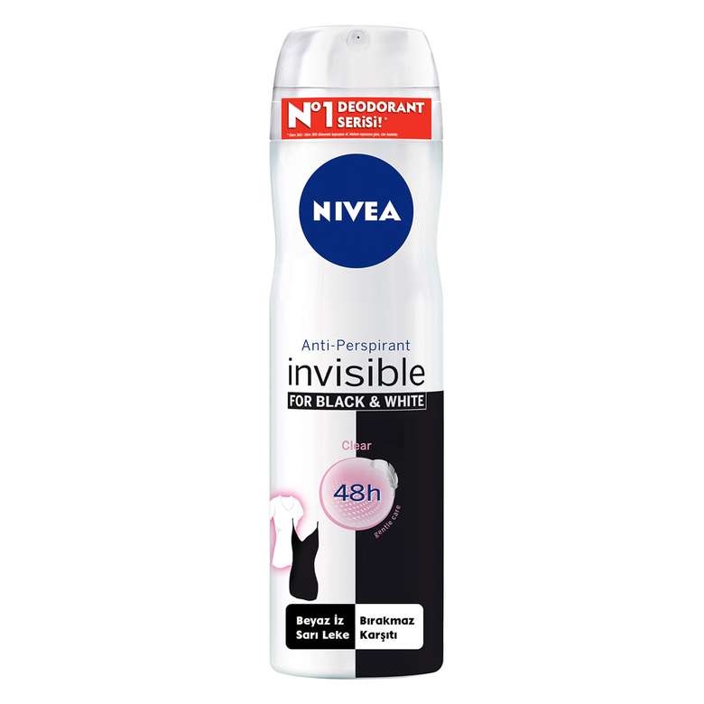 Nivea Invisible Black And White Women's Spray Deodorant 150 Ml