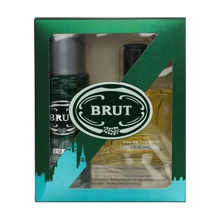 Brut Original Men's Perfume Set EDT+Deodorant