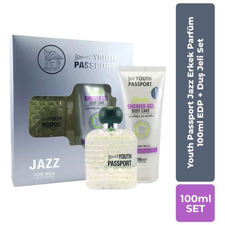 Youth Passport Jazz Men's Perfume 100 ml & Shower Gel 200 ml