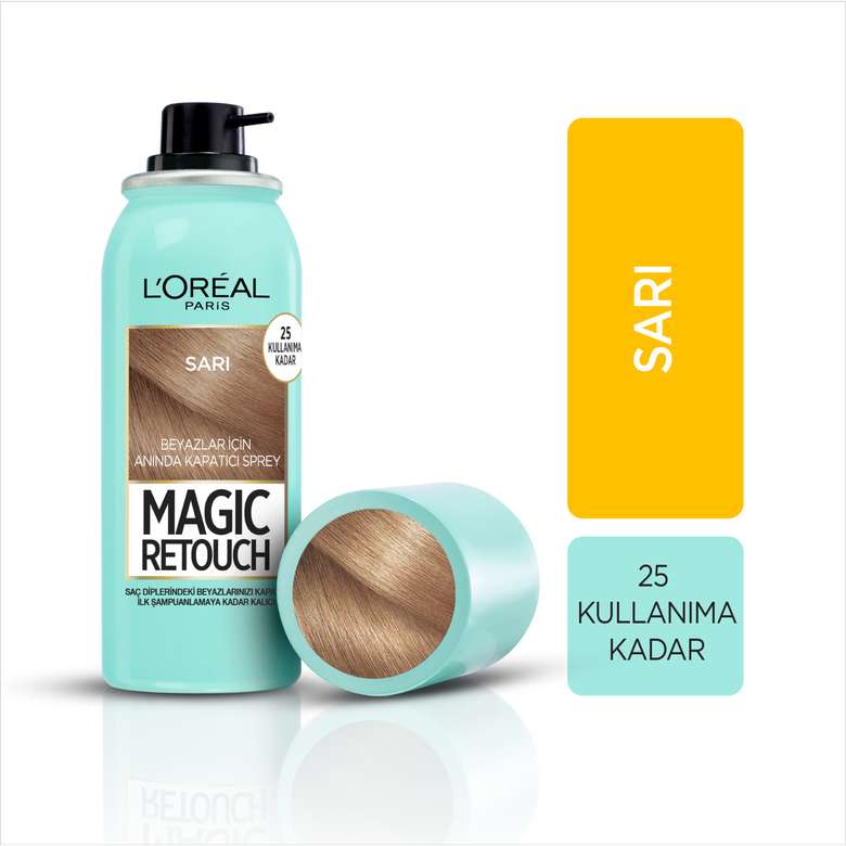 L'Oreal Paris Magic Retouch White Concealer Spray Paint - Light Yellow