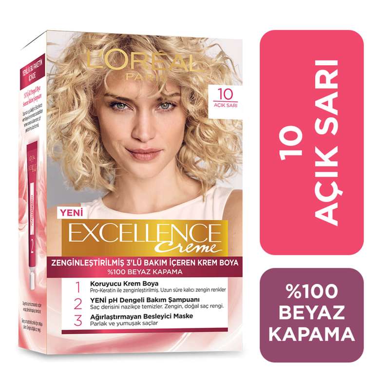 L'Oreal Paris Excellence Light Blonde 10.0 Hair Color