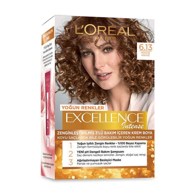 L'Oreal Paris Excellence Dark Mocha Brown 6.13 Hair Color