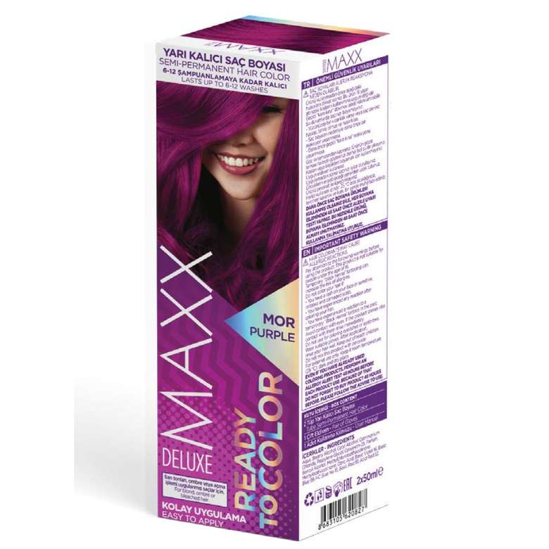 Maxx Deluxe Semi Permanent Hair Color Purple