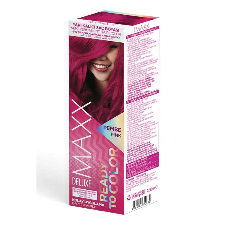 Maxx Deluxe Semi Permanent Hair Color Pink