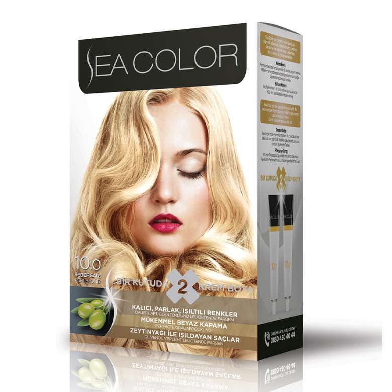 Sea Color Hair Color Pearl Yellow 10.0 100 ml