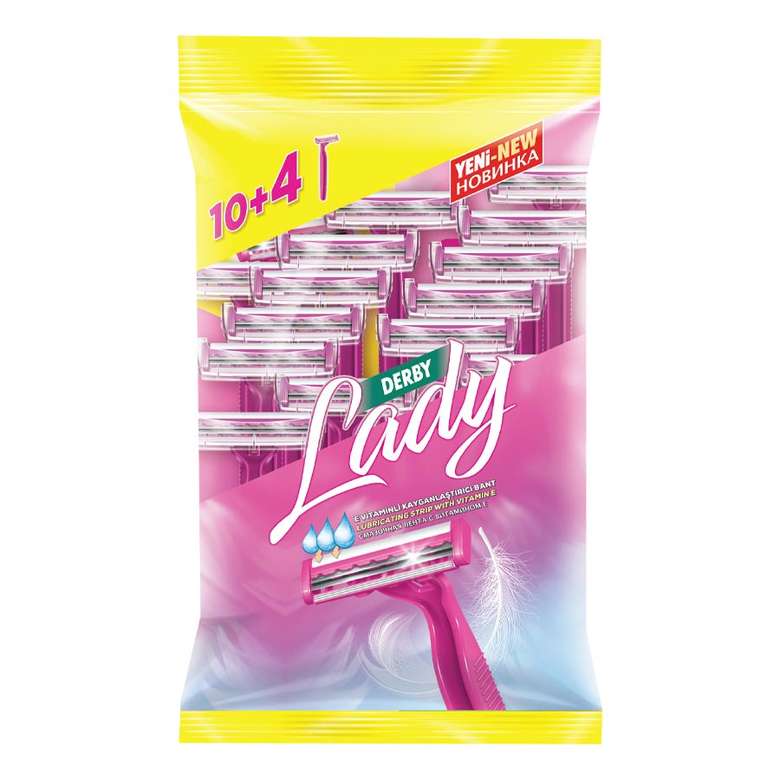 Derby Lady Razor Double Blade 14 Pcs