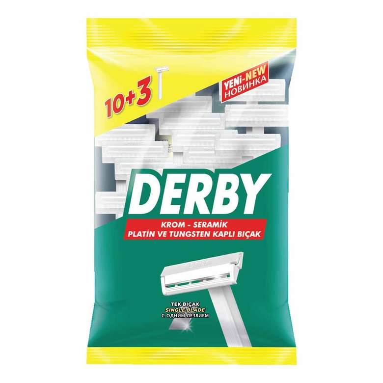 Derby Razor Single Blade 13 Pieces