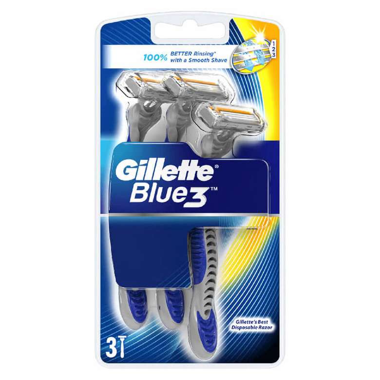 Gillette Razor Blue 3 In 3